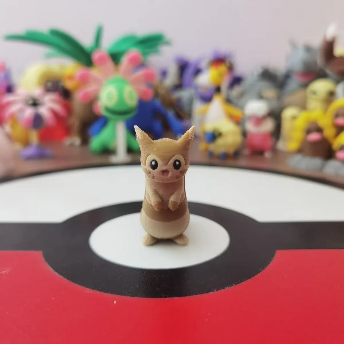 Pokemon Collectible Figures - 1:20 DIY 3D Printed Kawaii Cartoon Character Models & Kids Christmas Gift Toys
