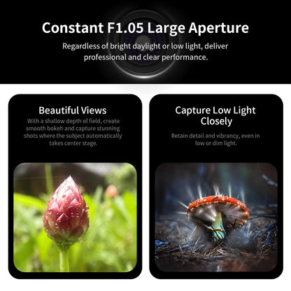 APEXEL 10-20X Zoom HD Macro Lens – Micro Phone Camera Lens for iPhone, Samsung & All Smartphones Eye Macro Photography