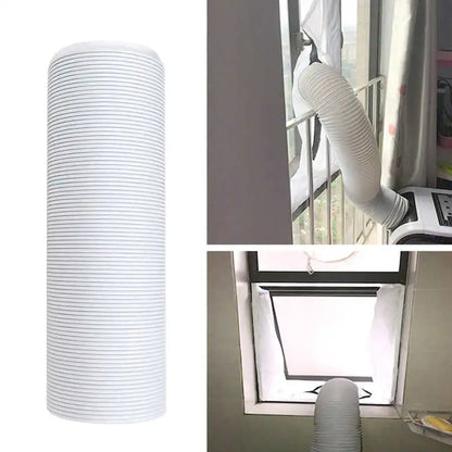 Portable Universal Flexible Air Conditioner Exhaust Hose – Replacement Vent Tube Pipe for AC Units