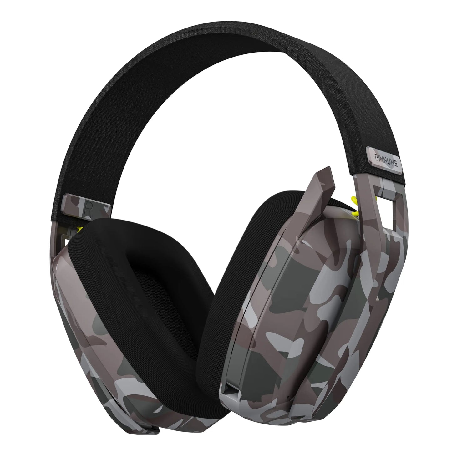 BINNUNE BW06 2.4GHz Wireless Gaming Headset — Bluetooth Headphone with Mic for PS5, PS4, PC, Mac, Playstation