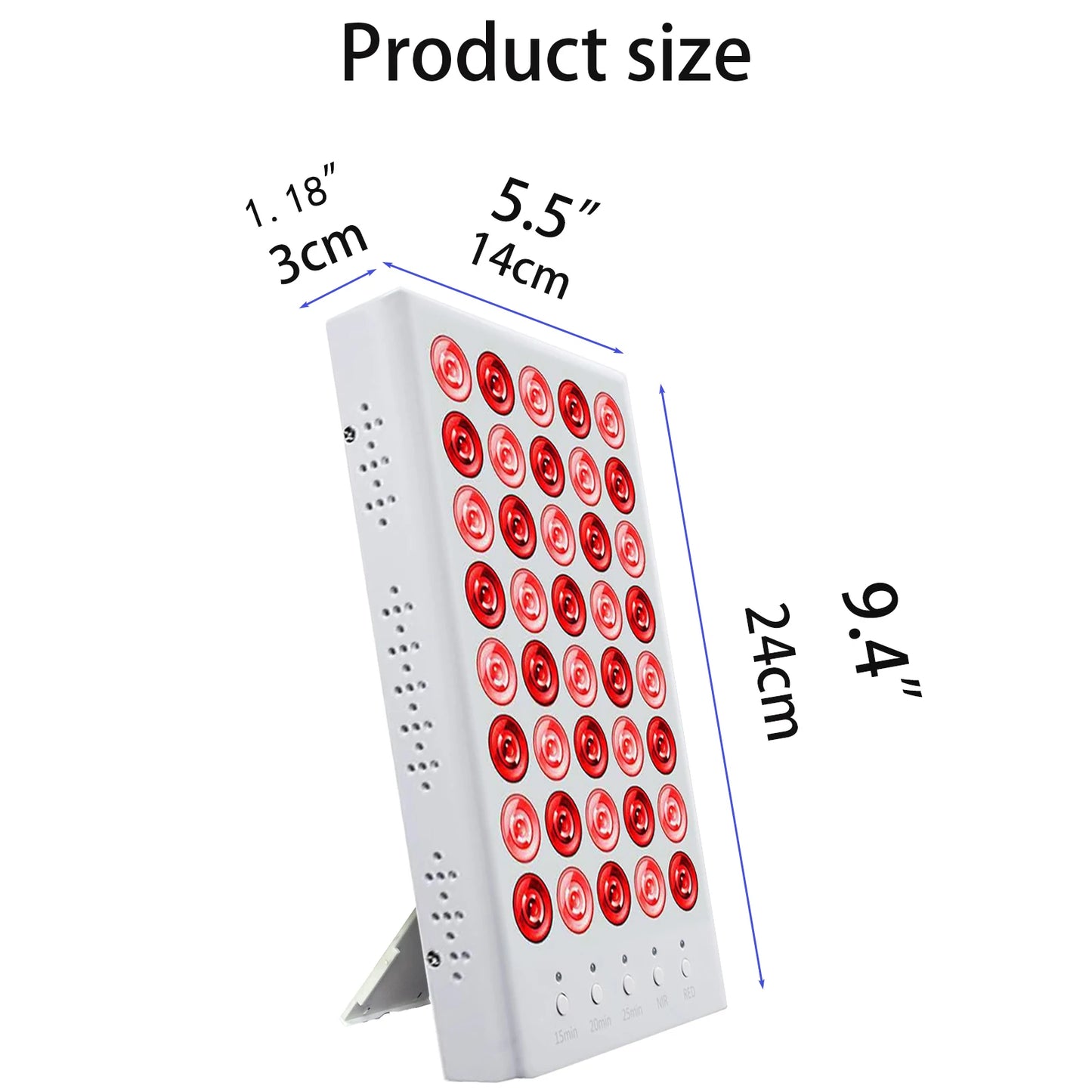 Red Light Therapy Device – 660nm & 850nm Near Infrared LED Panel for Pain Relief & Skin Health