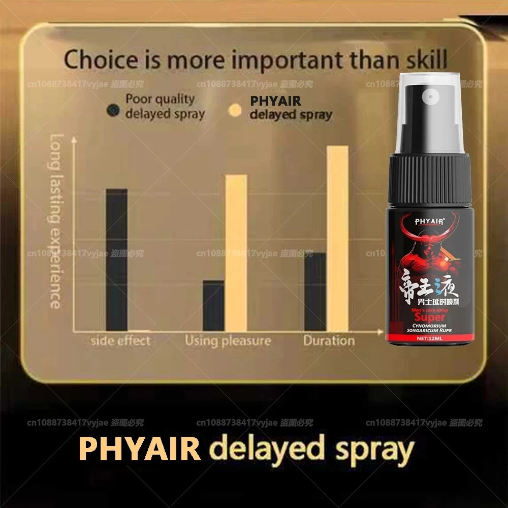 Male Delay Spray – Long-Lasting 60-Minute Premature Ejaculation & Erection Aid for Men Adult Product