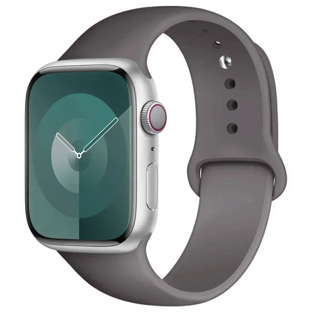 Silicone Sport Band for Apple Watch — Fits Ultra 2/3 & Series 11–SE (40–49mm)