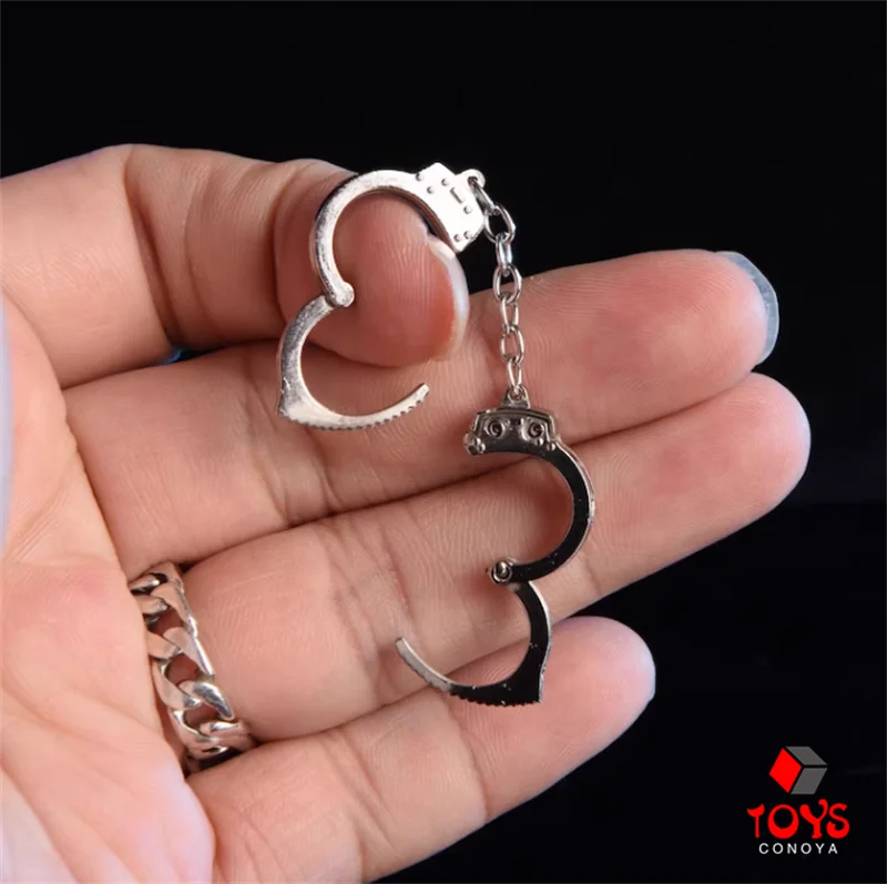 Vstoys 1/6 Scale Metal Handcuffs – Openable Soldier Scene Props for 12" Action Figures