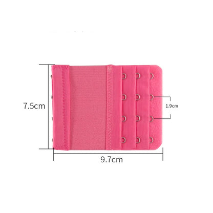 4-Row 4-Hook Bra Extender Set – Adjustable Strap Buckle for Bra Extension, Sewing Tool & Intimates Accessories