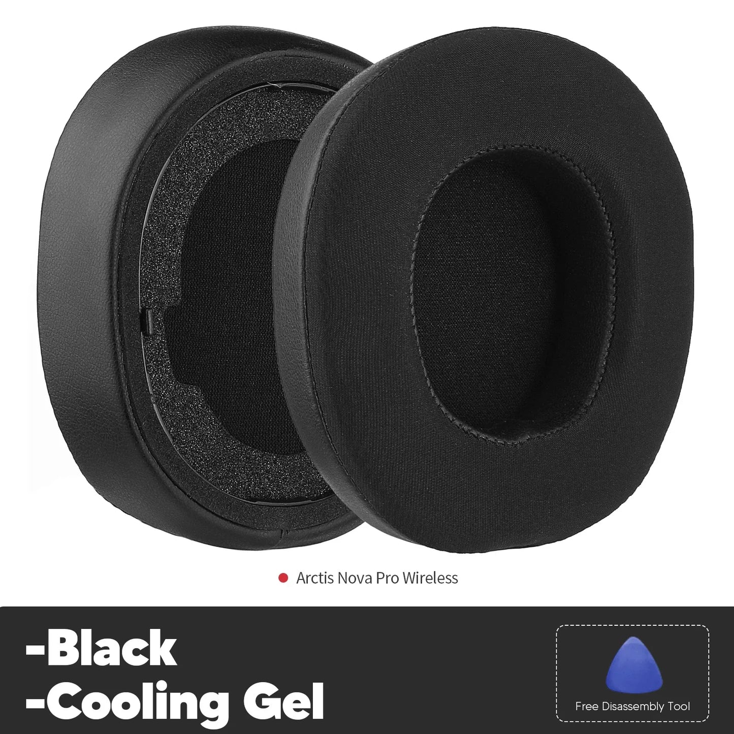 Replacement Ear Pads for SteelSeries Arctis Nova Pro Wireless – Soft Earmuff Cushions Headphone Accessories for Comfort & Noise Isolation