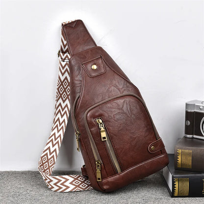 Waterproof Summer Crossbody Chest Bag for Couples – Unisex Small & Breathable Backpack