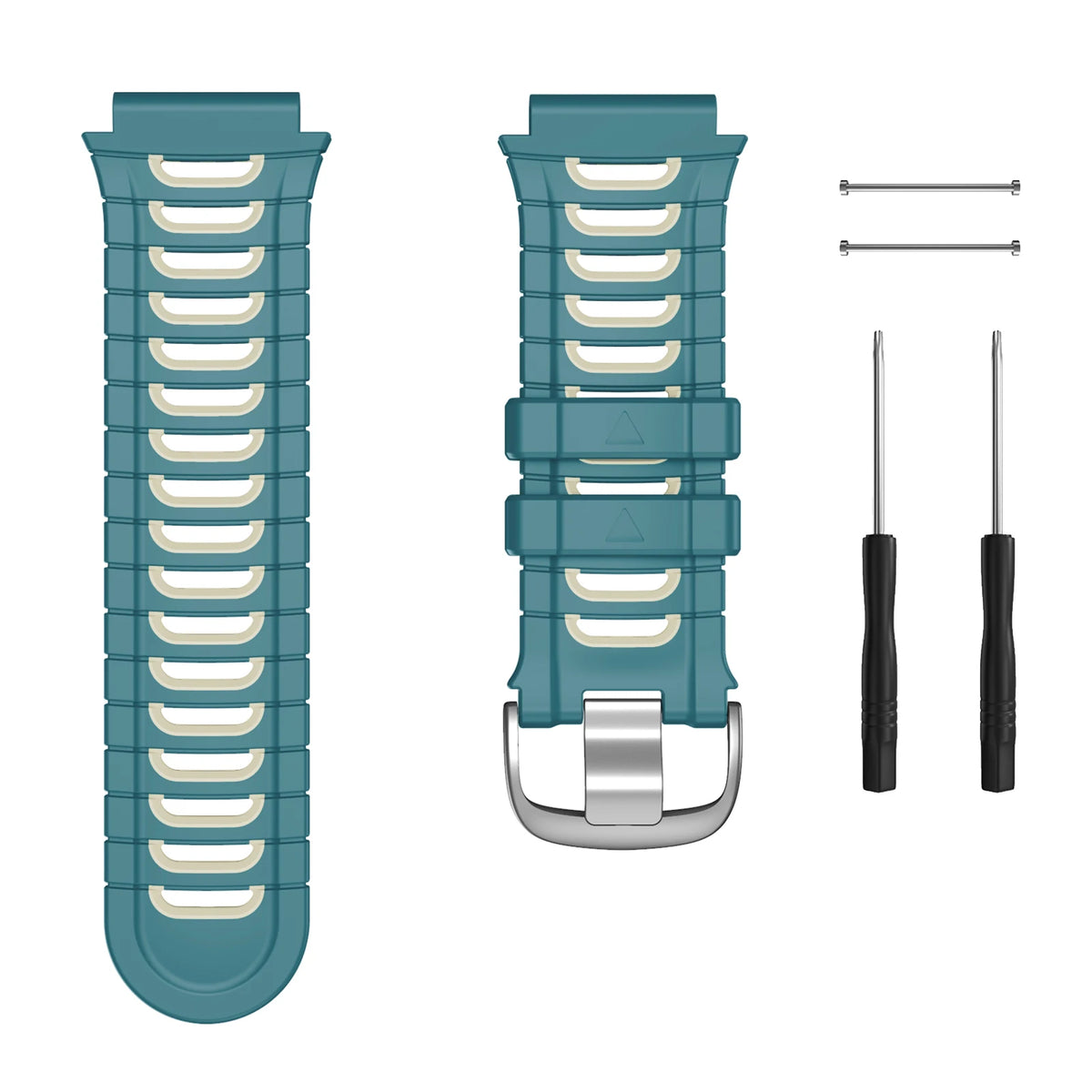 Garmin Forerunner 920XT Silicone Replacement Band - Soft Double-Color Rubber Sport Wrist Strap