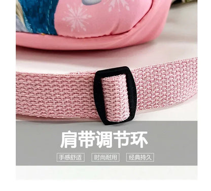 MINISO Disney 2024 Princess Series Crossbody Bag – "Frozen 2" Elsa & Sophia Cartoon Shoulder Bag, Girls Casual Fashion Handbag
