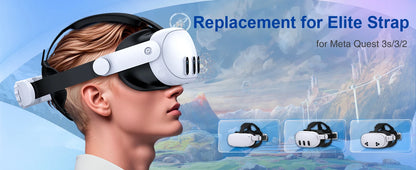 BEBONCOOL 8000mAh MV1000 Battery Head Strap – Compatible with Meta Quest 3S, Quest 3 & Quest 2 Oculus Headset