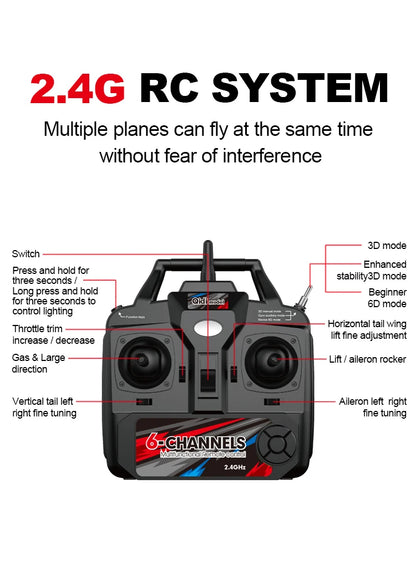 Qidi560 Moore M7 Off-Road RC Plane – 4CH Brushless Fixed-Wing Aircraft, EPP Foam, Remote Control Airplane Toy