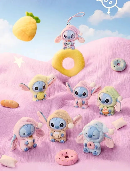 Miniso Disney Stitch Vinyl Blind Box – 'Eat Something Before Sleep' Series Mystery Bag Pendant Toy, Cute Collectible Gift for Adults