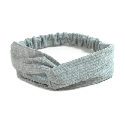 Women Cross Top Knot Headband – Elastic Soft Solid Color Hair Bands, Twisted Knotted Headwrap, Hair Accessories for Girls