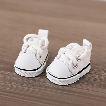 Labubu Doll Shoes for 15/17cm Cotton Dolls — Casual Sports Canvas & Martin Boots, Accessories for Labubu Outfits