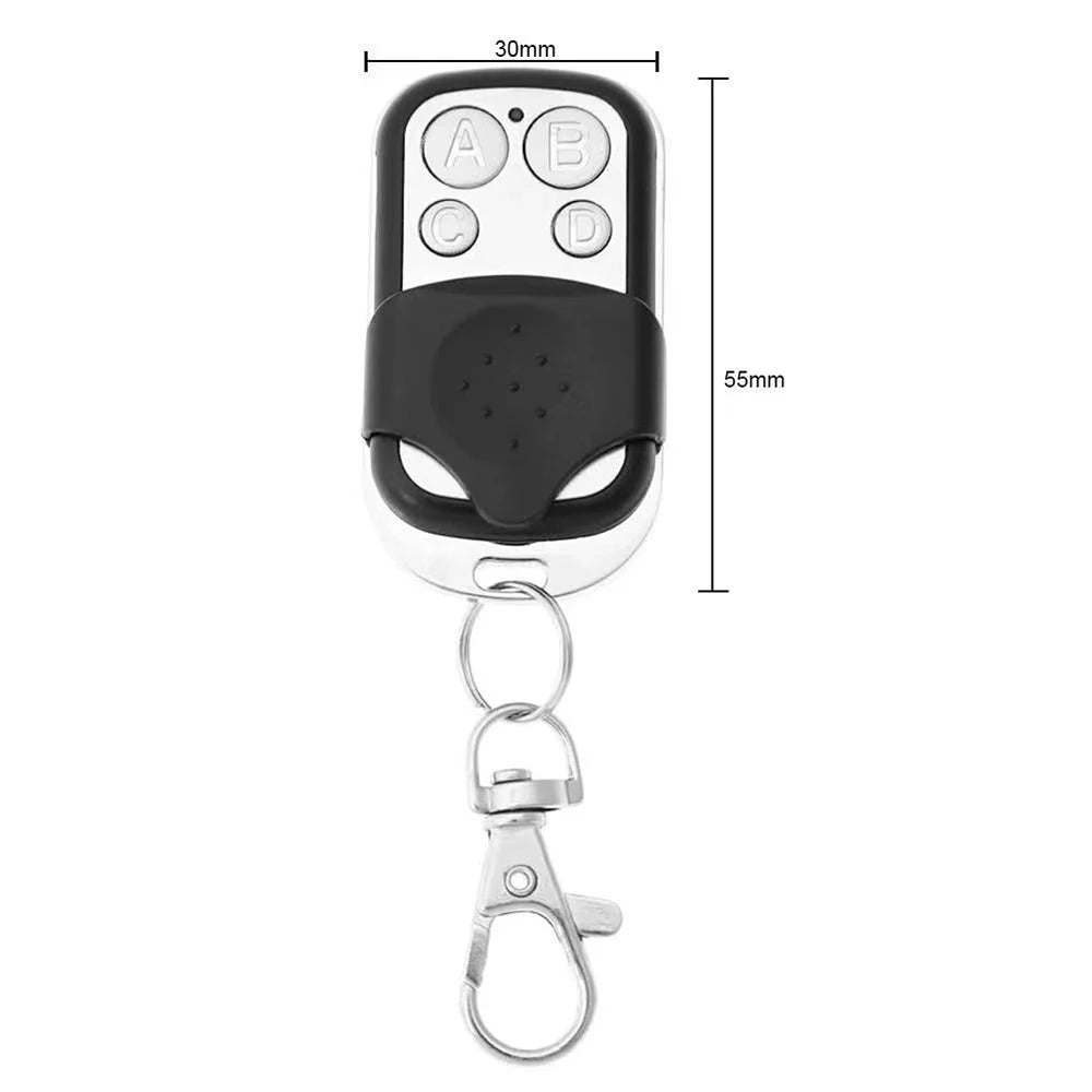 Universal 4 Button Garage Door Opener Remote 433MHz Clone Fixed Learning Rolling Code Duplicator