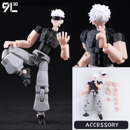 Venom Spider-Man Lucky13 Dummy13 Action Figure - 3D Printed T13 Multi-Jointed Anime Collectible Toy