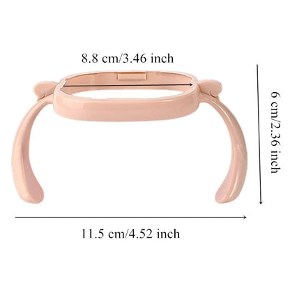 BPA-Free Classic Newborn Bottle Grip Handle – Compatible Silicone Handles for Hegen Bottle, Baby Feeding Accessories