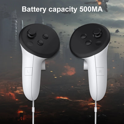 TY-5807 VR Controller Battery Pack – Rechargeable Right & Left Battery Covers for Meta Quest 3S/3 VR Controllers