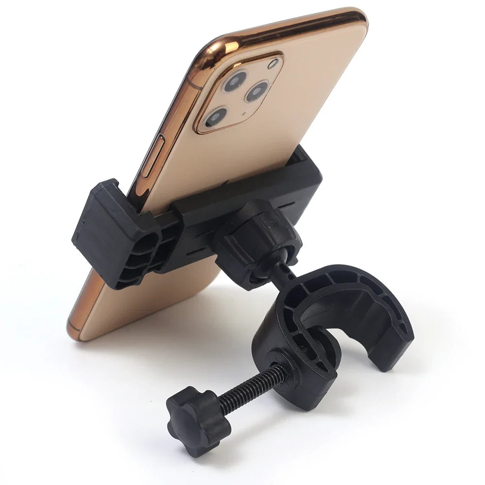 360° Rotating Tripod Phone Holder Mount Stand – Clip-On Microphone & Cellphone Support for All Smartphones Live Broadcast