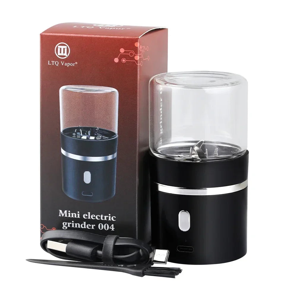 SMO Portable Electric Tobacco & Herb Grinder – Dry Grass Crusher Machine with Intelligent Touch Smoke Prevention