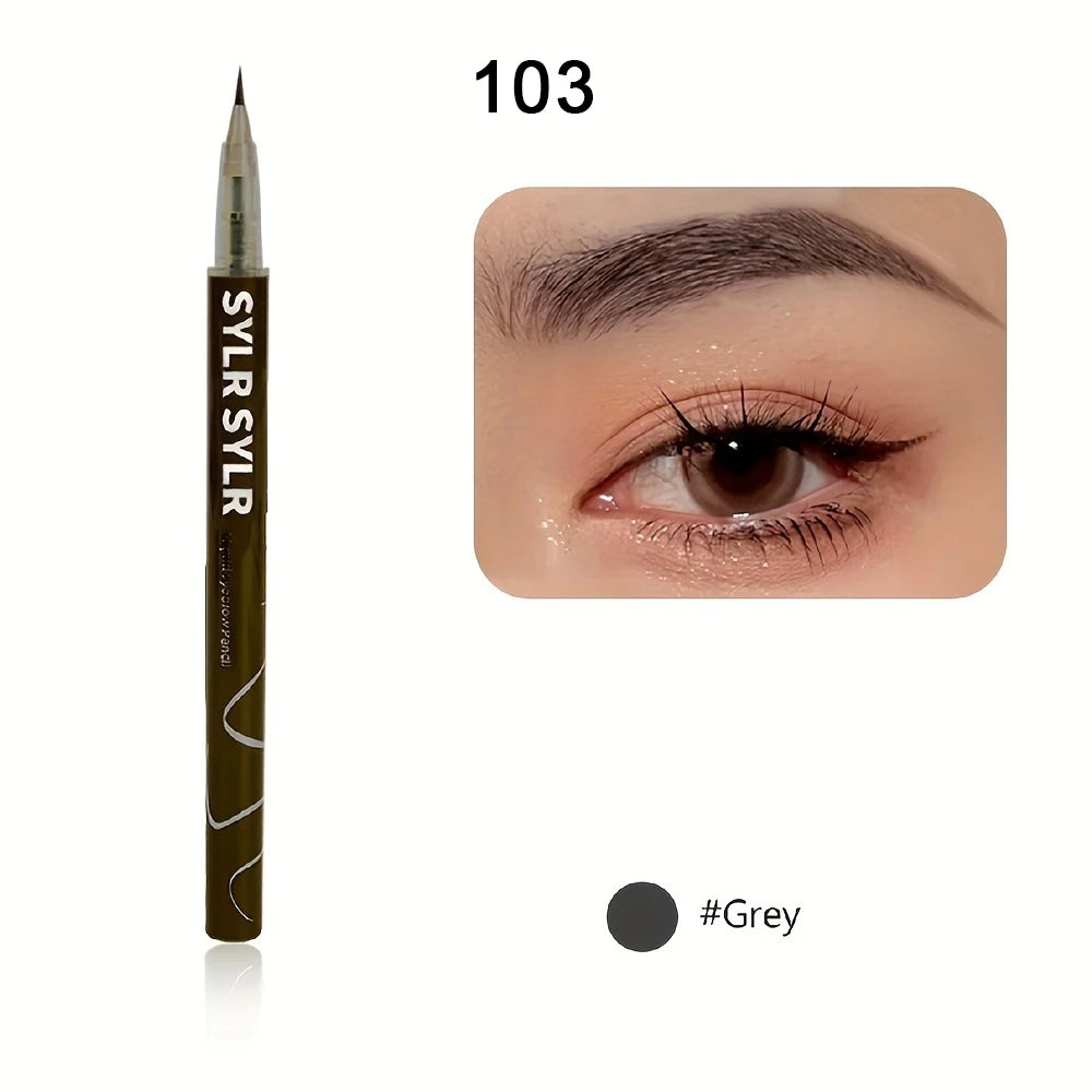 Ultra Fine Eyebrow Pen | 0.008mm Waterproof, Smudge-Proof, Sweat-Proof, Long-Lasting, High Pigmented Liquid Pencil