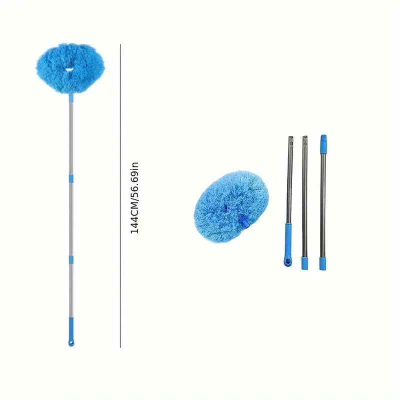 Ceiling Fan Cleaner Duster with Extension Pole – Removable Dust Brush for Ceiling & Fan Cleaning Tool
