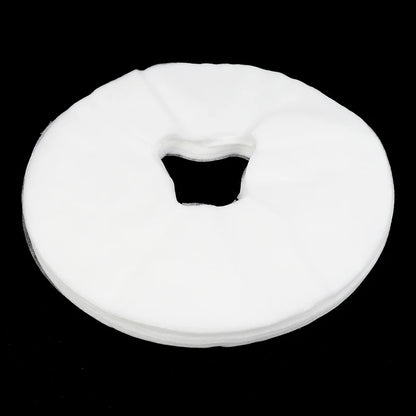 100pcs Disposable Massage Table Headrest & Face Cradle Covers – Pillow & Cushion Protectors