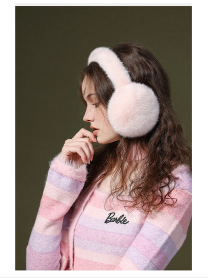 Maikun Thermal Earmuffs for Autumn & Winter - Thickened Cycling Ear Bags Imitation Rabbit Marten Ear Warmers
