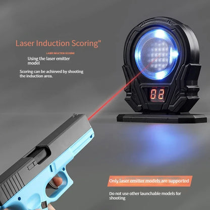 Infrared Laser Target Shooting Practice Toy with Sound Effects – Color Sensitive Electronic Scoring Trainer