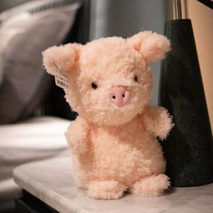 Kawaii Furry Plush Toys | Fox, Owl, Pig, Lamb, Chick & Duck Stuffed Animals for Kids & Adults