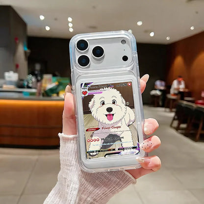 TCG Card Display Phone Case - TPU Protective Case for iPhone & Samsung Pokémon Card Collectors