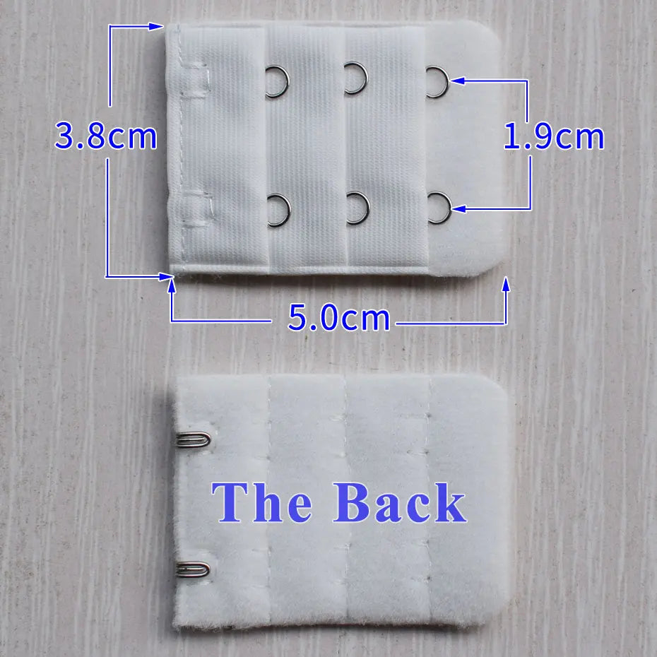 3.8cm 2-Hook Bra Extender Clip – Adjustable Back Belt Buckle for Women’s Underwear & Soft Bra Extension