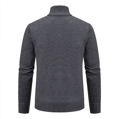 2023 Autumn & Winter Cashmere Padded Sweater Coat - Warm Casual Men’s Knitted Jacket
