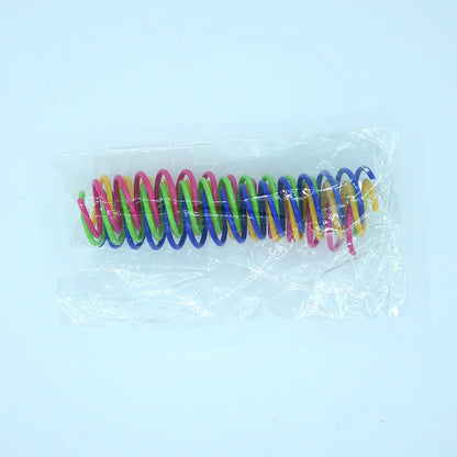 4/8/12PCS Cat Plastic Spring Toy – Interactive Beating Toy for Cats & Small Dogs, Fun Kitten Accessories