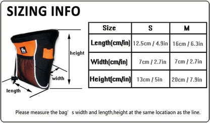 Truelove Waterproof Pet Treat Bag - High-Capacity Nylon Snack & Waste Bag for Outdoor Use