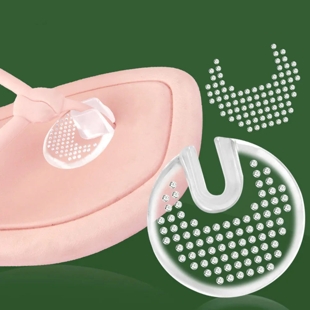 Invisible Flip-Flop Gel Pads – Anti-Slip, Anti-Wear Foot Cushions & Toe Separators for Men and Women