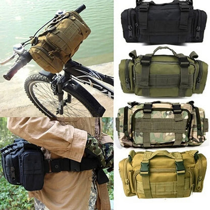 Waist Fanny Pack for Men – Waterproof Cross-body Shoulder Sling Bag for Hiking, Outdoor, Climbing, Fishing, Camping