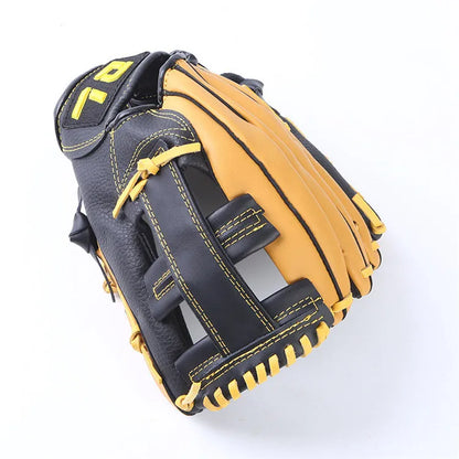 Professional Genuine Leather Baseball Gloves – 11.5/12.5 Inch Mitt for Youth & Adult Softball Training