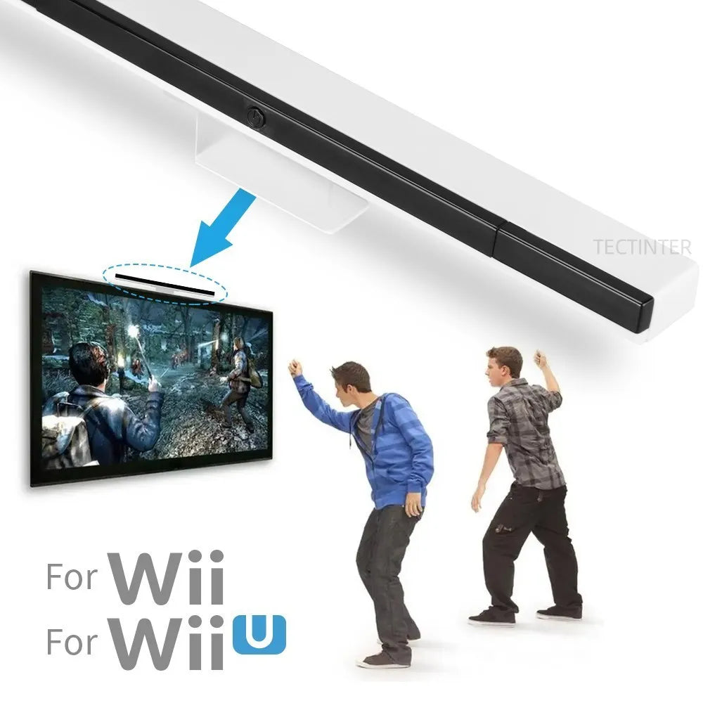 Wireless IR Sensor Receiver Bar for Wii – Infrared Signal Remote Holder with Bluetooth Compatibility