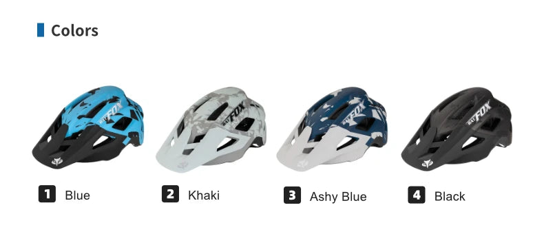 BATFOX MTB Cycling Helmet — Integrally-Molded Mountain Bike Helmet for Speed & Safety