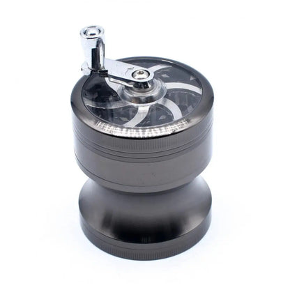 63mm 4-Layer Metal Herbal & Tobacco Grinder — Manual Spice Mill for Smoking Accessories