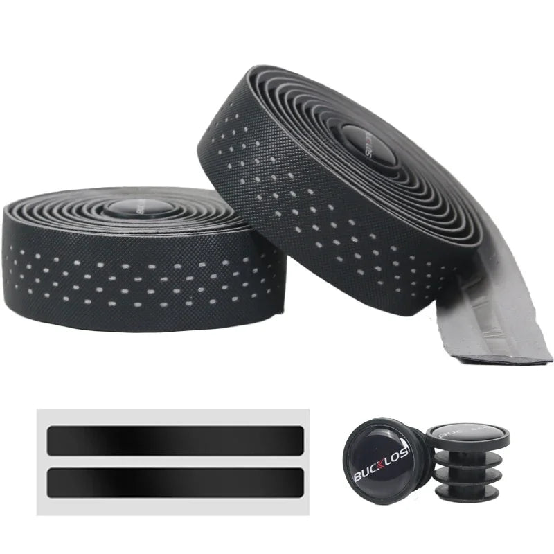 BUCKLOS Road Bike Handlebar Tape – Soft PU EVA Anti-Slip Shock-Absorbing Grip for Gravel and Cycling