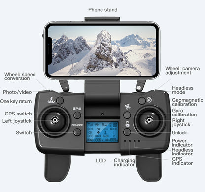 LYZRC L900 PRO GPS Drone – 4K HD Dual Camera, 5G WiFi, Brushless Motor, FPV Quadcopter, Foldable Aerial Photography Drone