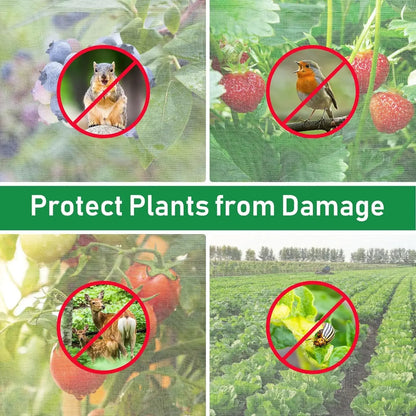 Garden Plant Insect Netting – 60 Mesh Pest Control Cover for Vegetables, Flowers, and Fruits, Bird-Proof Protective Netting