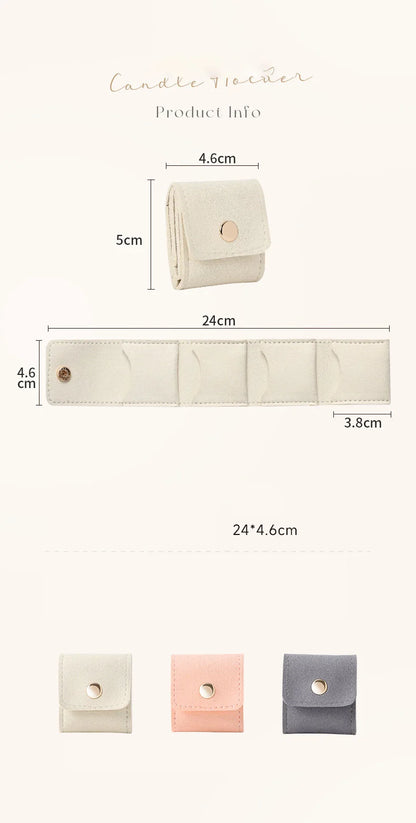 Fashion Velvet Jewelry Display & Storage Bag – Foldable Organizer for Rings, Necklaces & Earrings Travel Packing Case