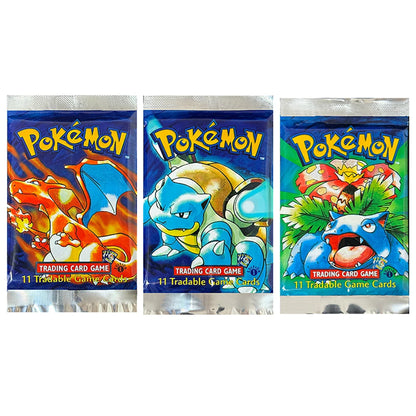 Pokémon Booster Packs Base Fossil Jungle - 11 Cards Per Pack & 36 Pack Booster Box Proxy Game Cards Collection