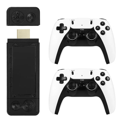 NEW 128GB X9 PRO Retro Game Console — TV Video Game Stick with 45+ Emulators for PS1, PSP, NDS, N64 & 40,000+ Games, 2.4G Dual Controllers