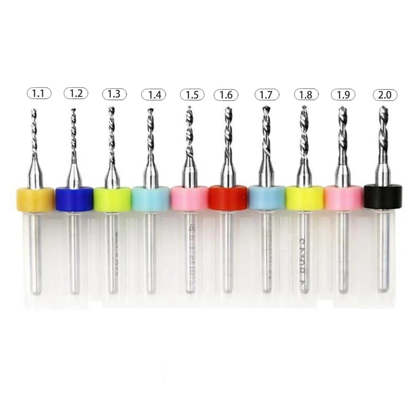 11/21-Piece Needle Vise Set – Hand Twist Drill with Double Bearing and Interchangeable Rotary Bits of Various Sizes