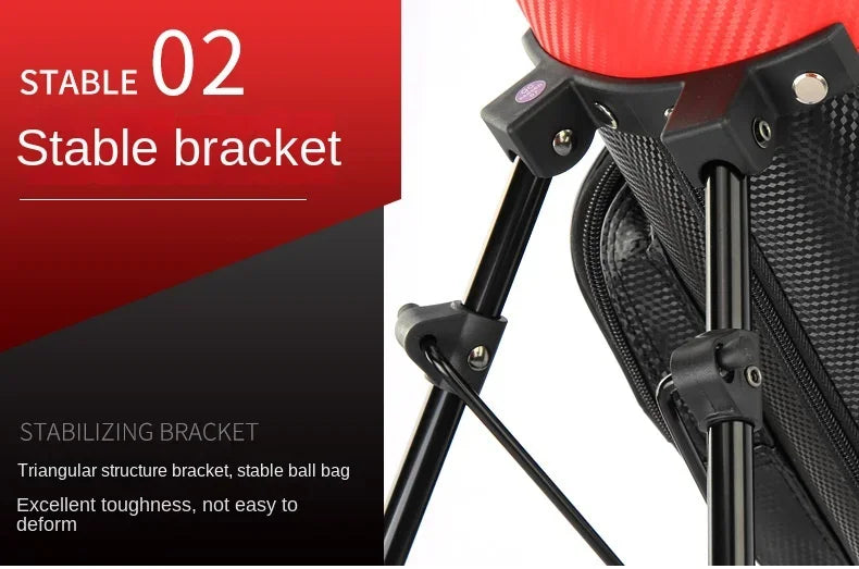 PGM Golf Bag QIAB008 – Lightweight 9-Club Capacity Support Bag for Men & Women, Available in 6 Colors