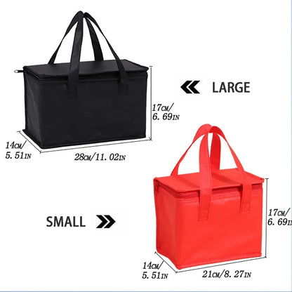 Portable Insulated Lunch Cooler Bag – Folding Thermal Picnic Tote, Ice Pack Food & Drink Carrier, Beer Delivery Bag